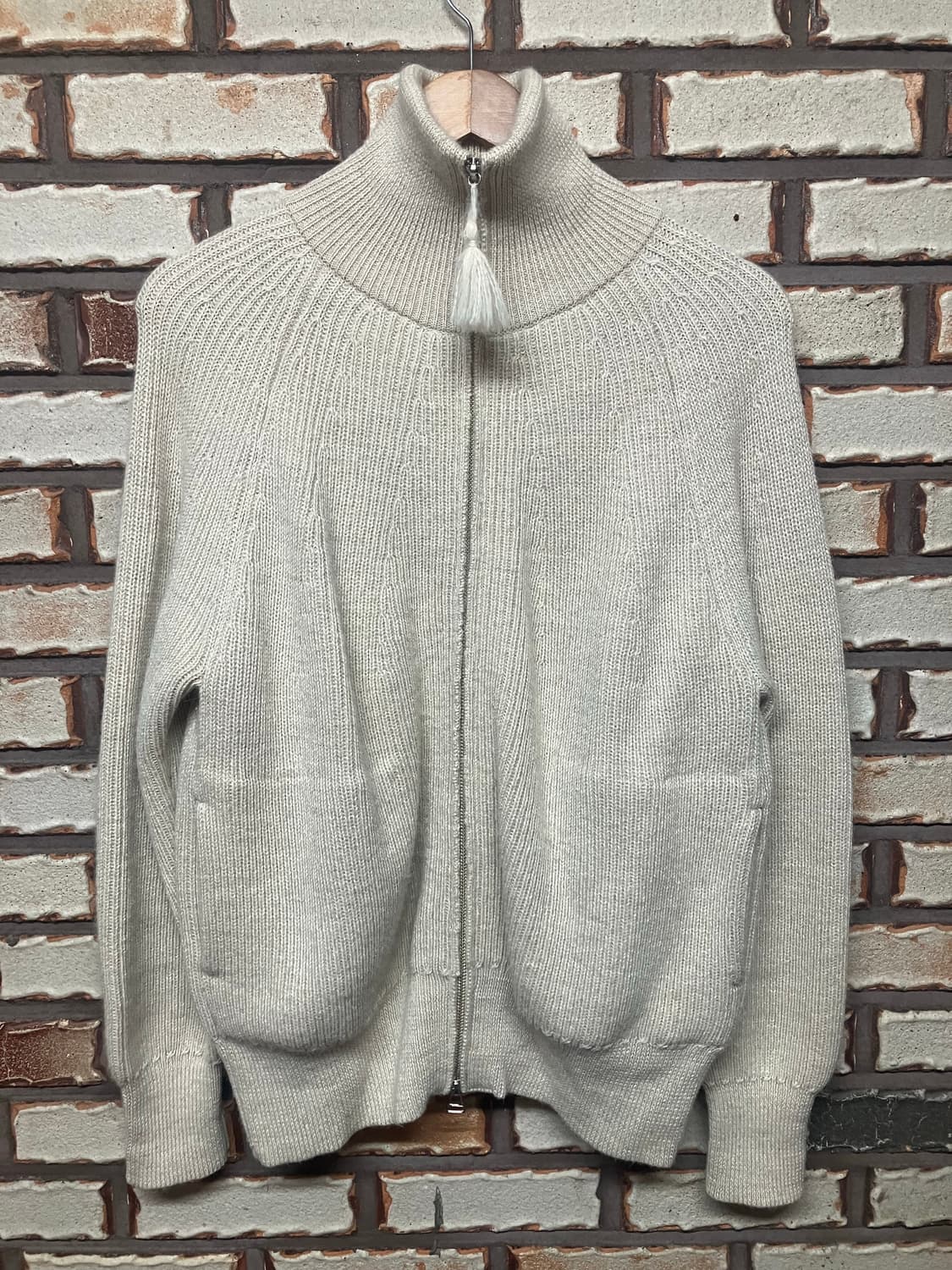 Old joe 올드조 - Tweedy Yarn Zip Sweater 상품이미지1
