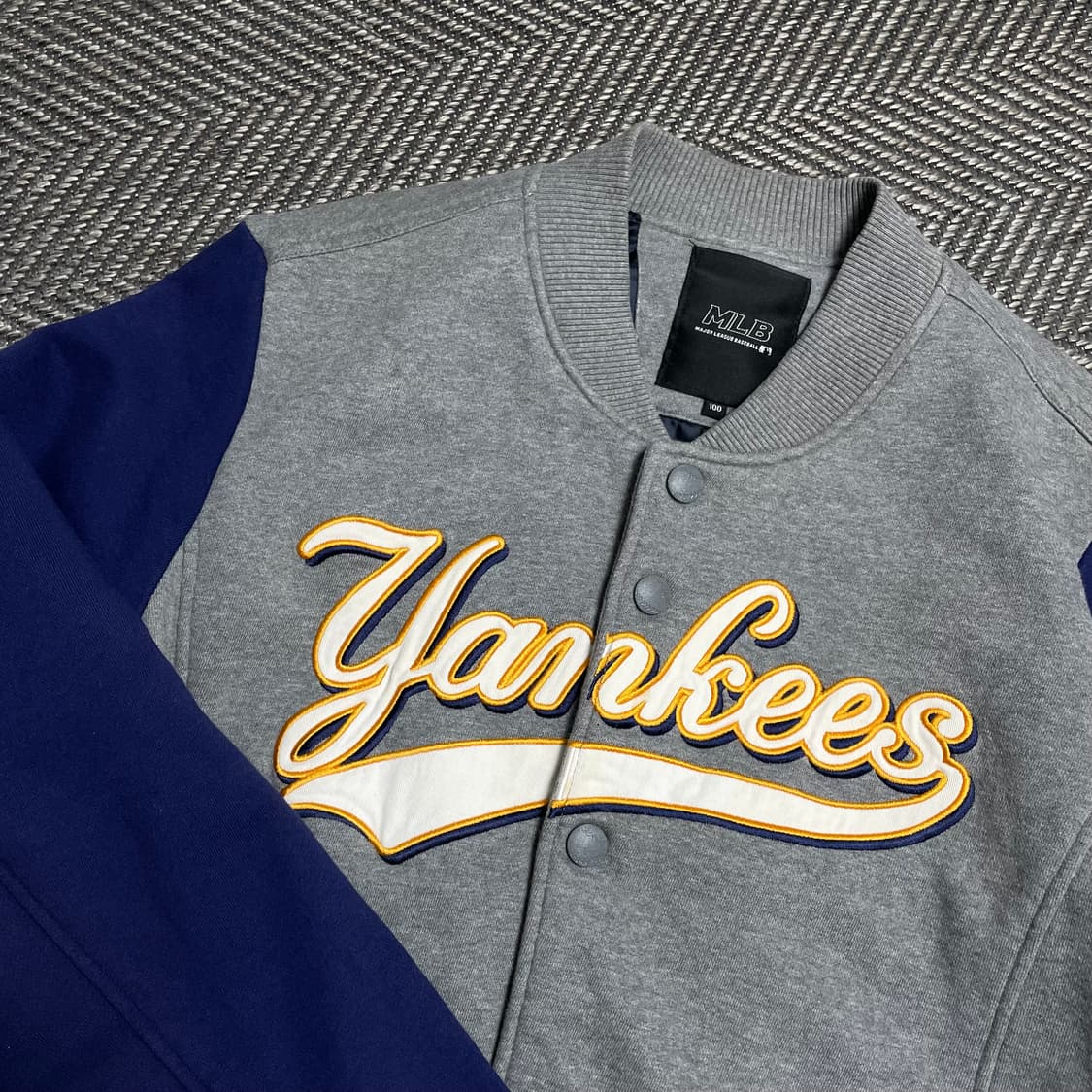 MLB 뉴욕 양키스 빅로고 스타디움 바시티 자켓y 5103 상품이미지4