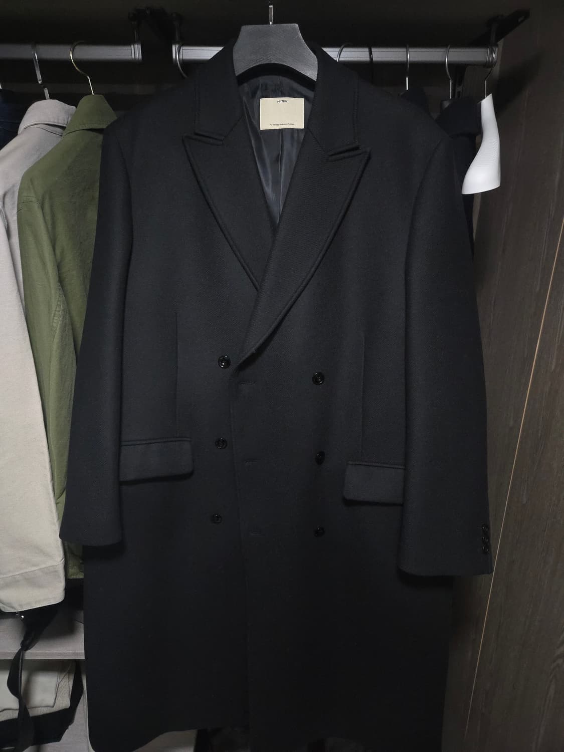 포터리 울 더블코트 3사이즈 XL 상품이미지1