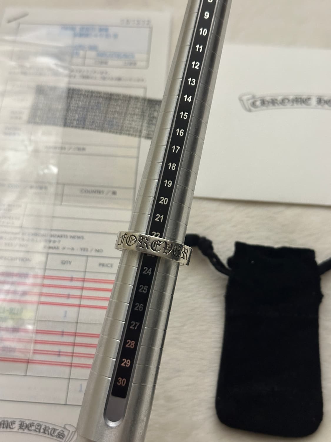 크롬하츠 포에버링 us 10.5 상품이미지4