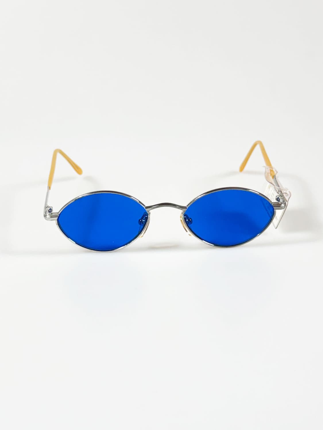 90s Nelly 실버메탈 슬림 오벌 프레임 빈티지 틴트 선글라스 상품이미지2