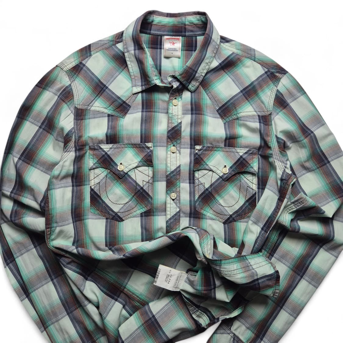 [S] 트루릴리젼 웨스턴 체크셔츠 상품이미지2