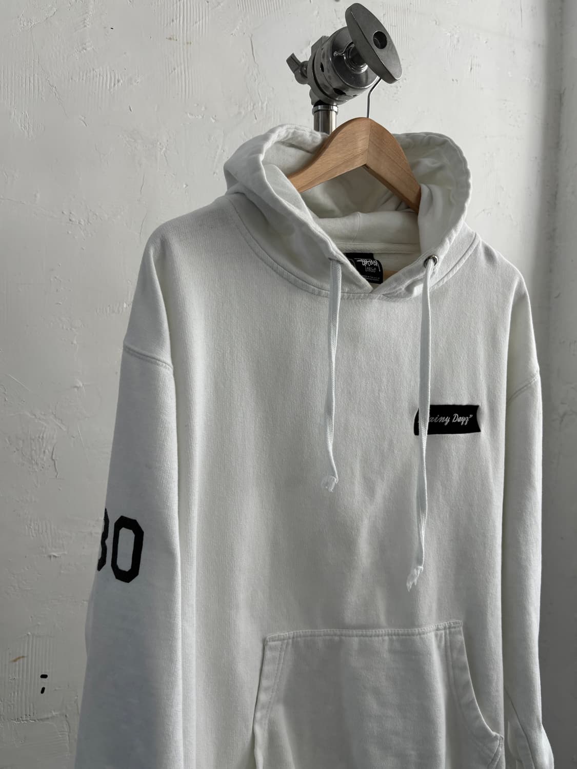 Stussy x Nexus7 스투시 x 넥서스세븐 스탁 로고 화이트 후드 상품이미지2