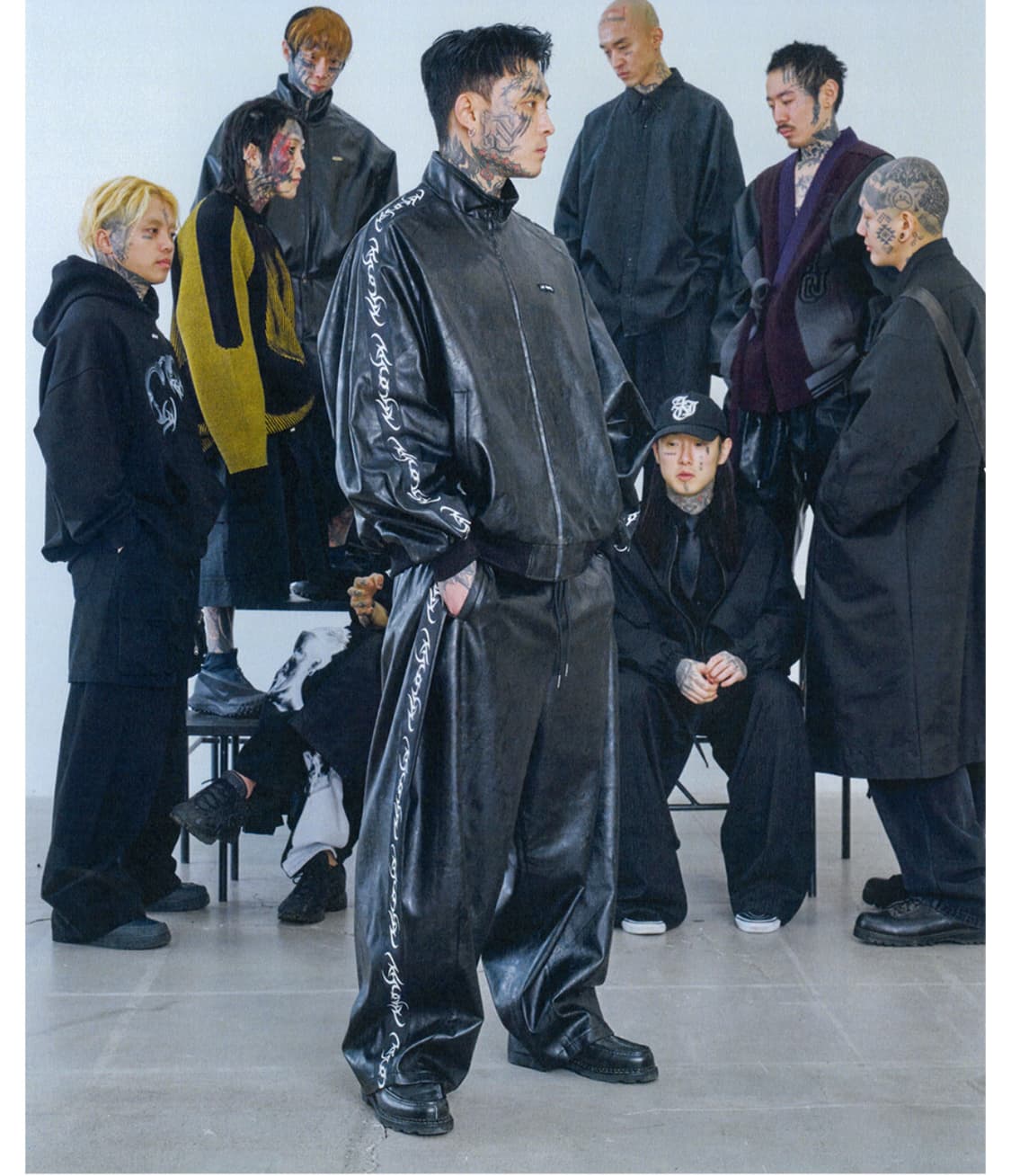 아조바이아조 비건레더 셋업  상품이미지2