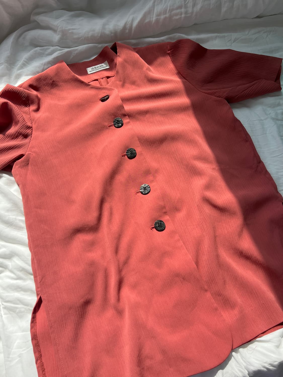 actiondor 빈티지 플리츠 블라우스  상품이미지1