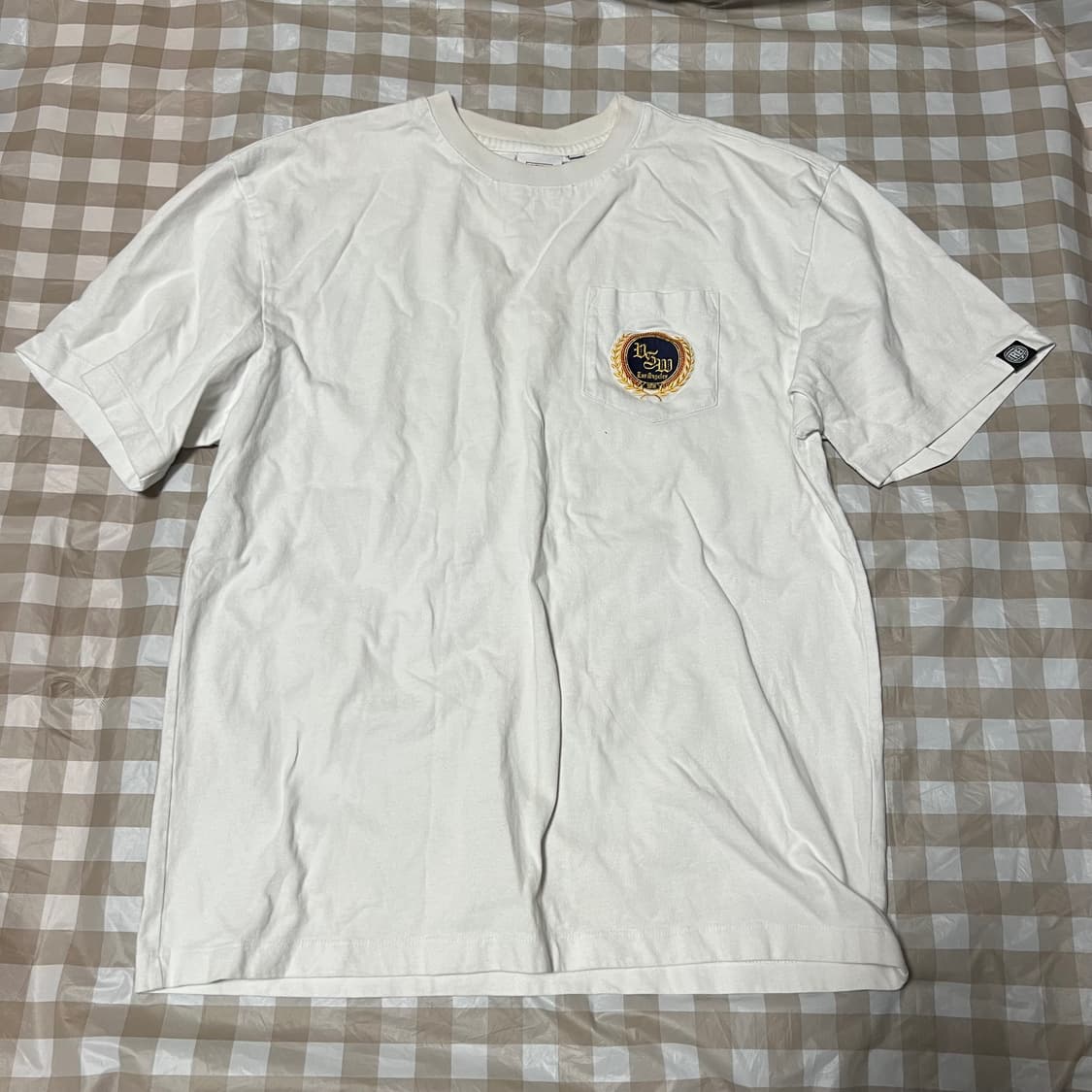 비전스트릿웨어 반팔 화이트 M 반팔티 스트릿 흰색 상품이미지1