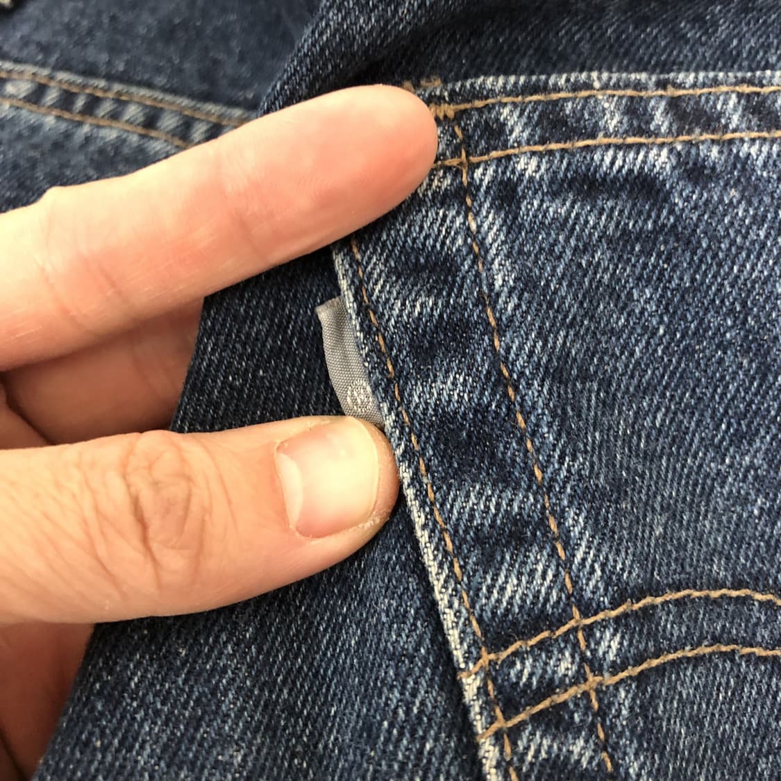 (29) 90's 리바이스 미국제 실버탭 루즈핏 중청 워시드 데님 상품이미지7