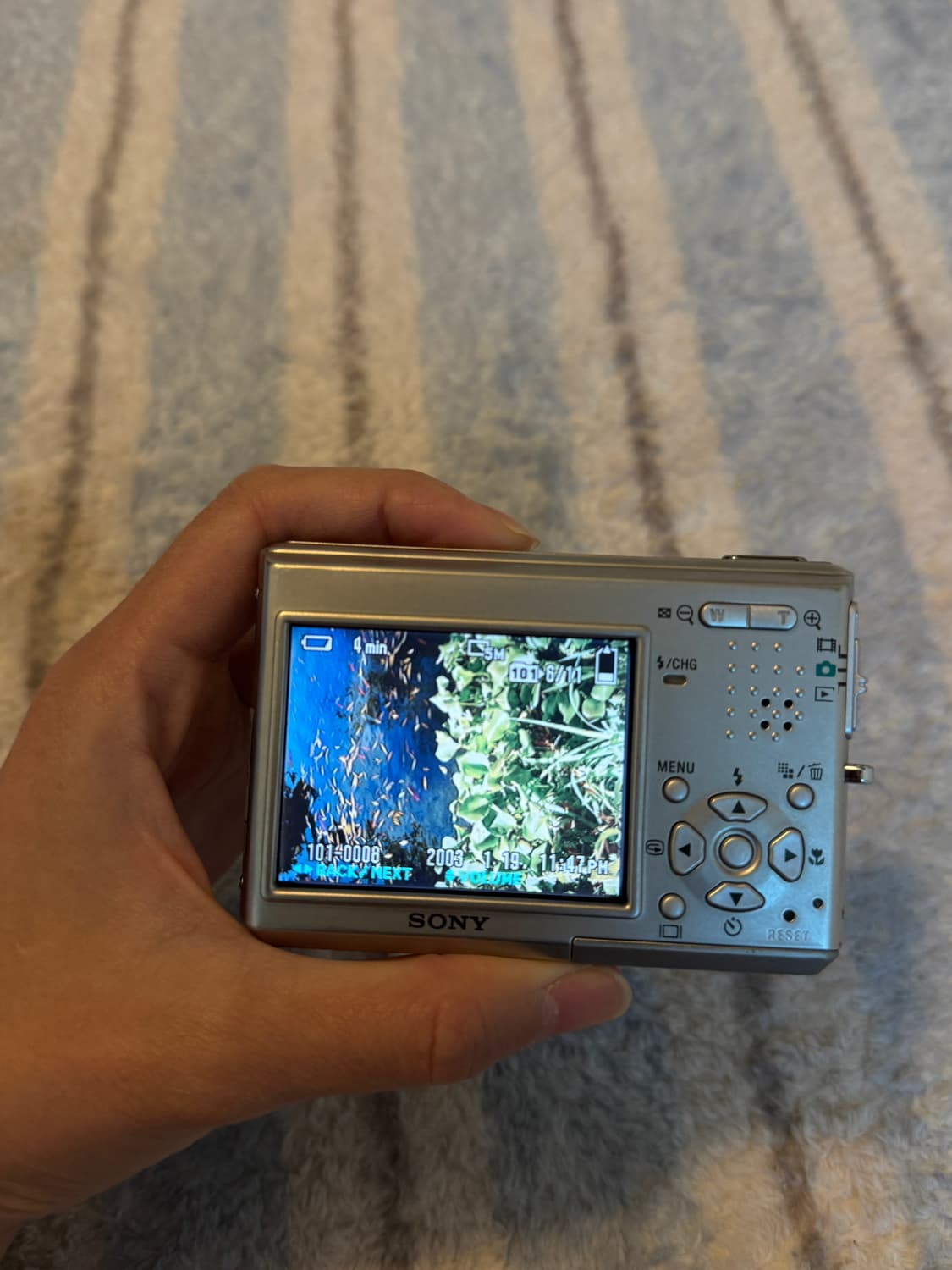 빈티지 소니 디카 dsc-t1 실버 카메라 상품이미지9