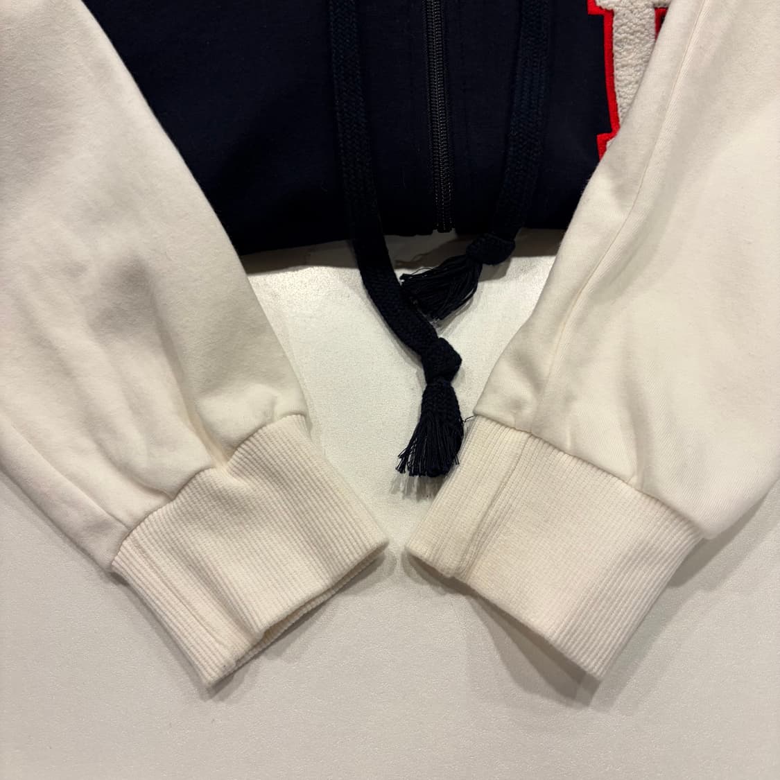 [S] 위팬 두산베어스 후드집업 블랙/화이트 야구 B661 상품이미지5