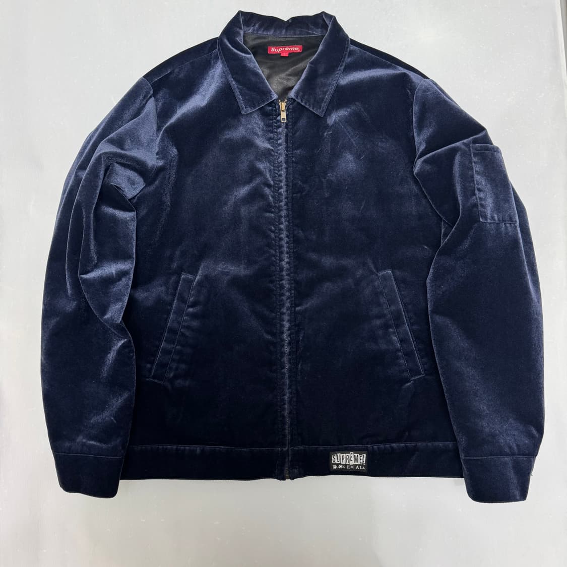슈프림 벨벳 워크 자켓 L 상품이미지1