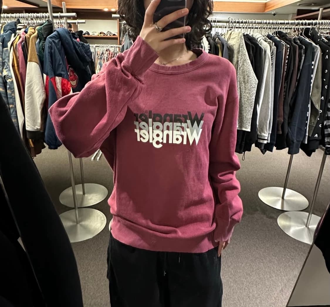 L)Wrangler Retro 빅로고 스웻셔츠 상품이미지1