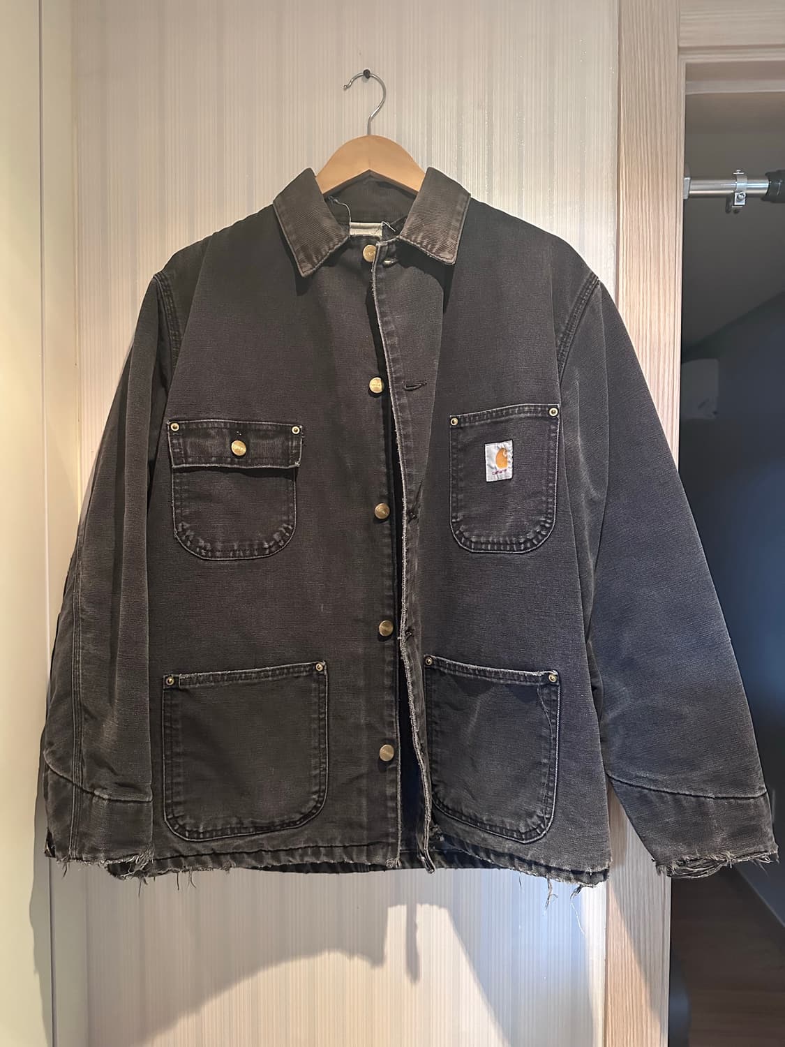 칼하트 초어 코트 블랙 상품이미지1