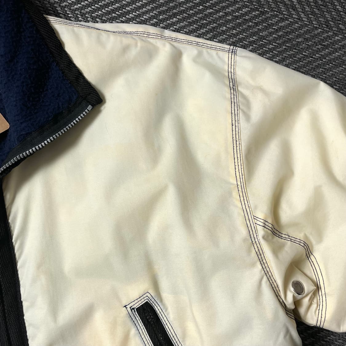 00s 타미힐피거 올드스쿨 빅로고 스티치 디테일 박시핏 점퍼o 4987 상품이미지4