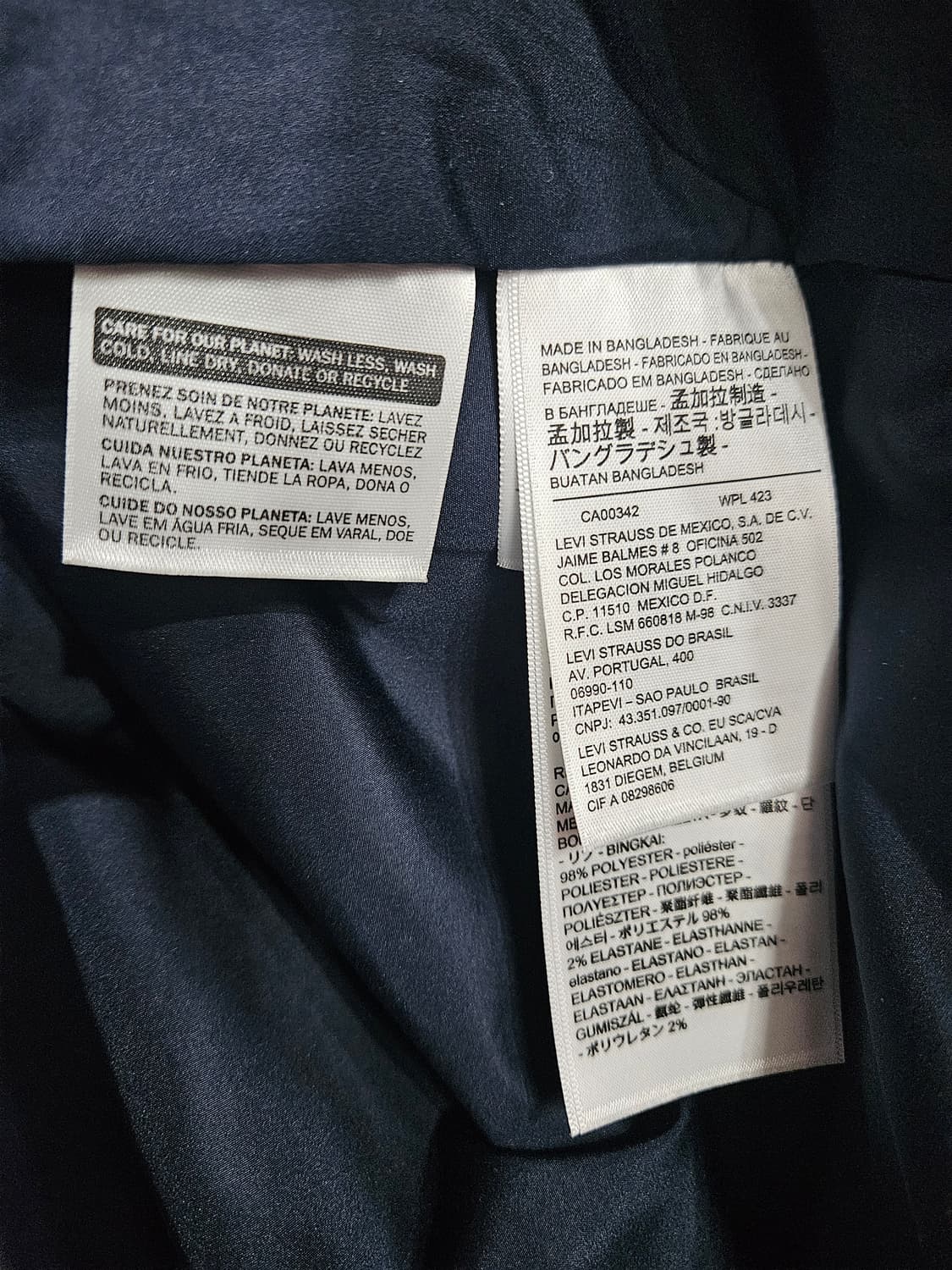 리바이스 투톤 레트렙 스타디움 남성 95 봄버 자켓  상품이미지9