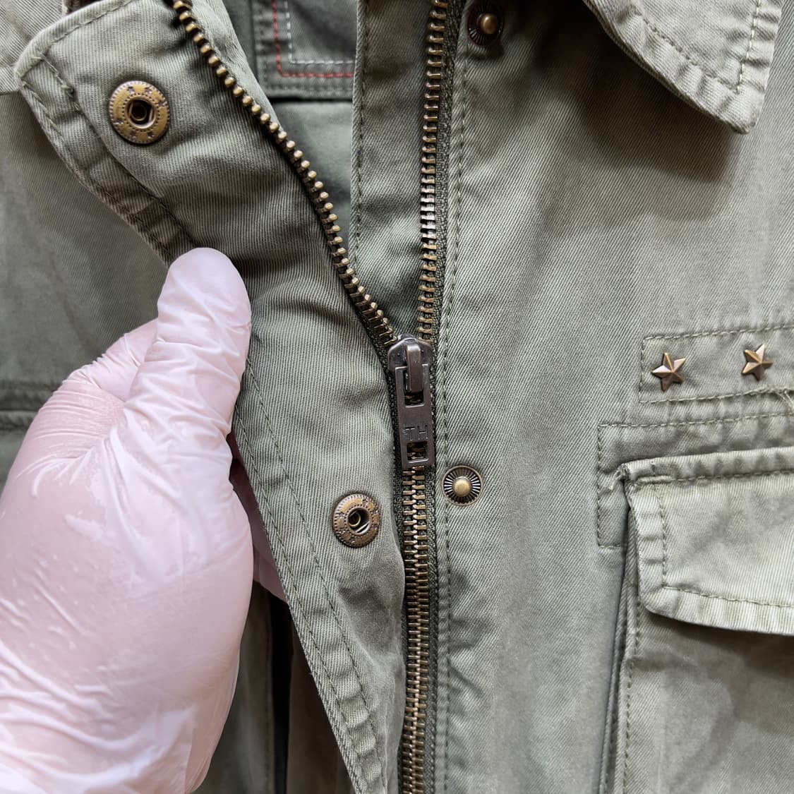 타미힐피거 별 스터드 밀리터리 야상 자켓 상품이미지5