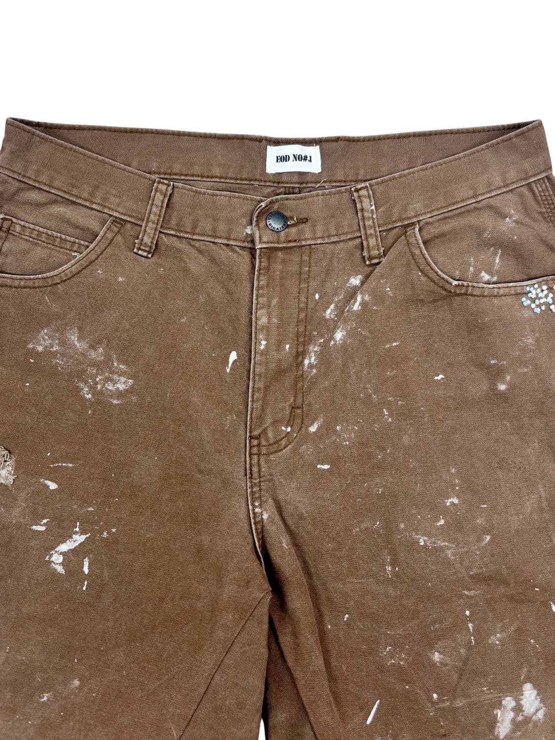 Vtg Dickies Sashiko Distressed 버뮤다 상품이미지5