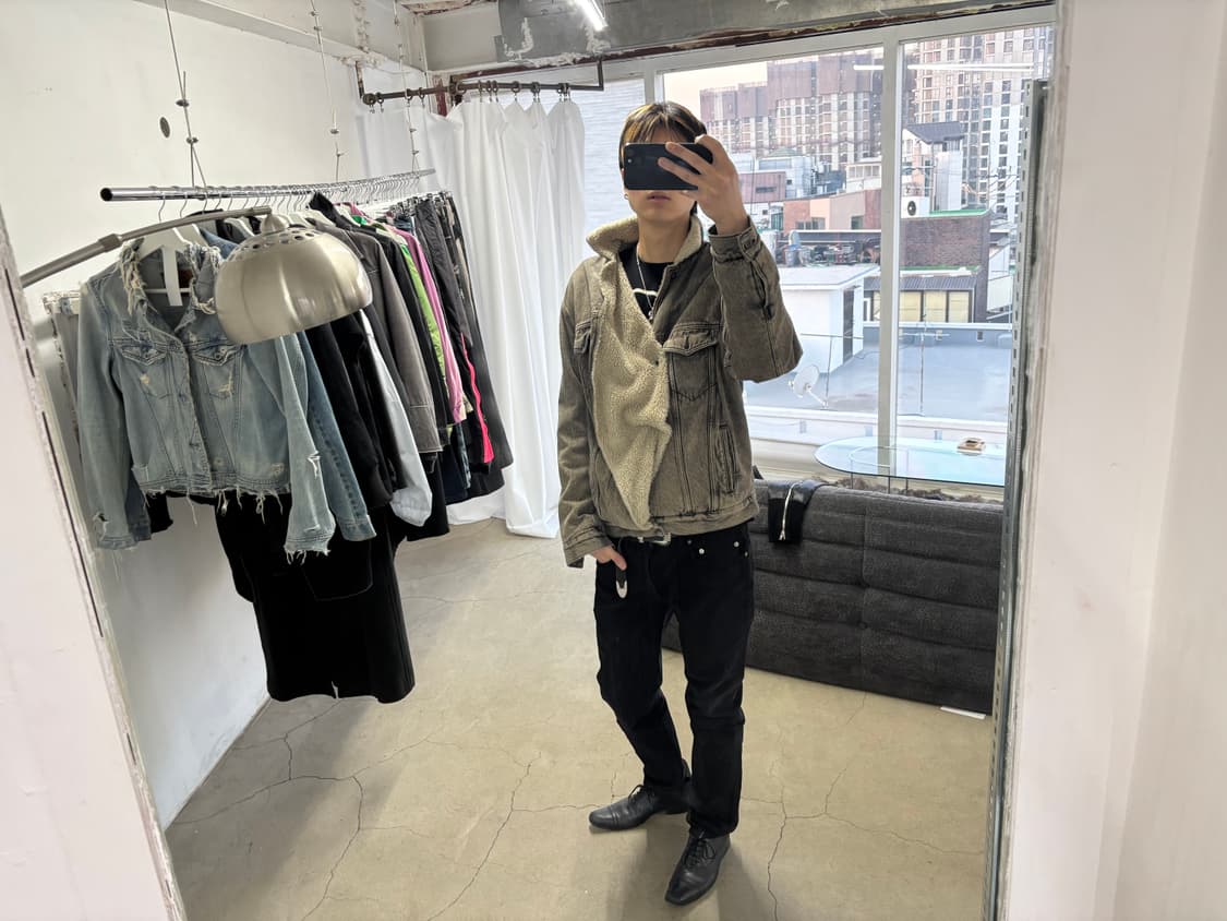 디올옴므 왁스 데님 팬츠 상품이미지9