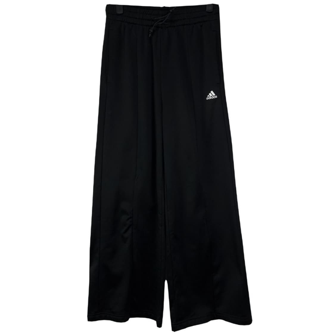 아디다스 로고 자수 슈퍼 와이드 트랙 팬츠 블랙 M16524 상품이미지2
