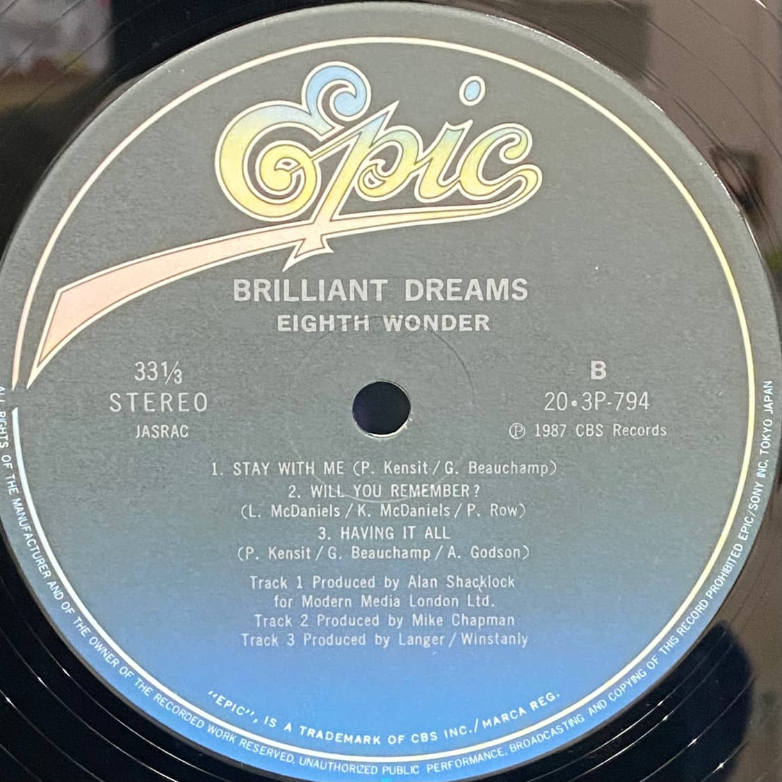 (LP) Eighth Wonder - Brilliant Dreams 상품이미지5