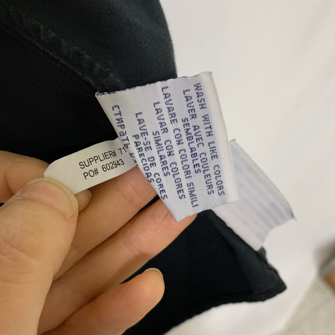 폴로 랄프로렌 커스텀 핏 로고 베이직 블랙 긴팔 셔츠 S 남녀공용 상품이미지7