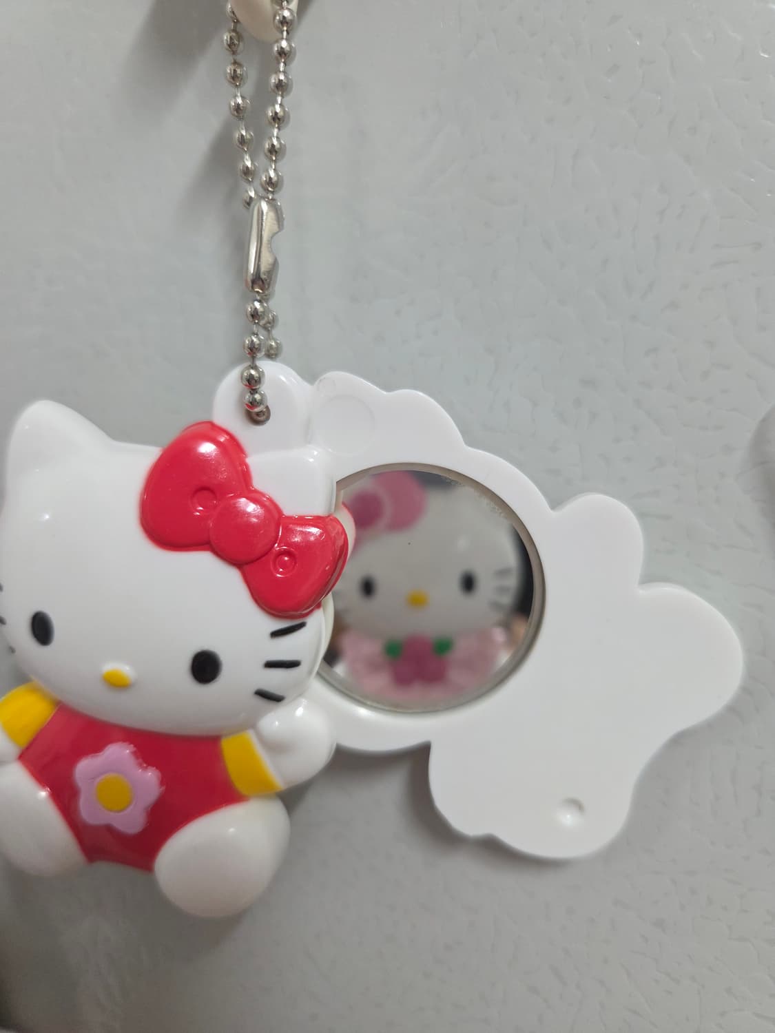 산리오 고전키티 카오하나키티 거울 미러 손거울 상품이미지10