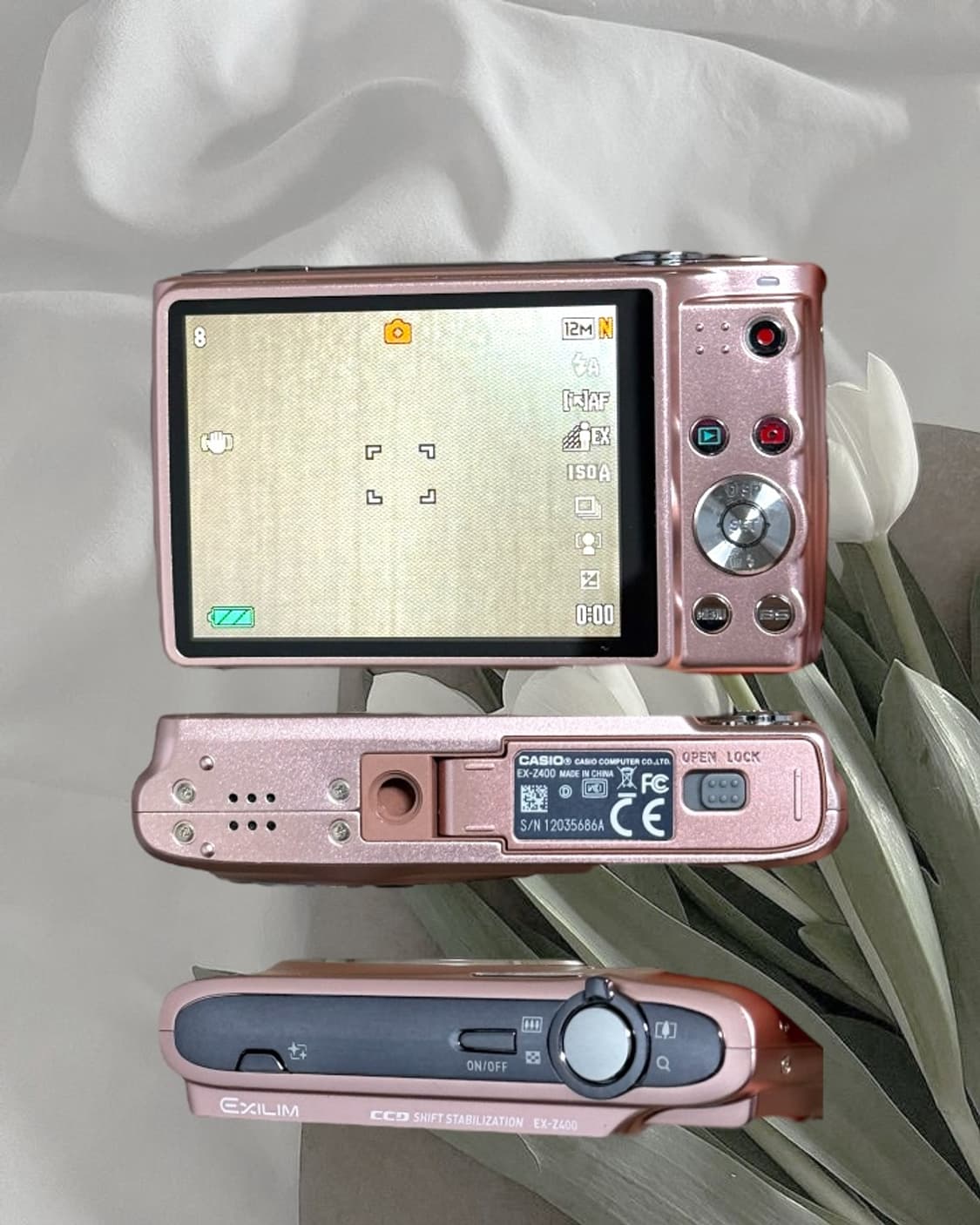 태연‘s픽) 카시오 엑슬림 EX-Z400 디카 빈티지 캠코더 /캐논 상품이미지2