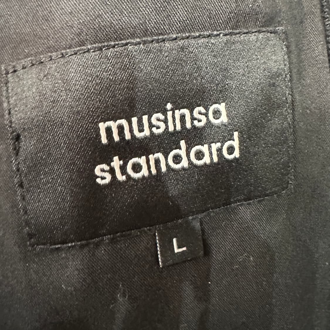 무신사 캔버스 워크자켓 L 상품이미지3