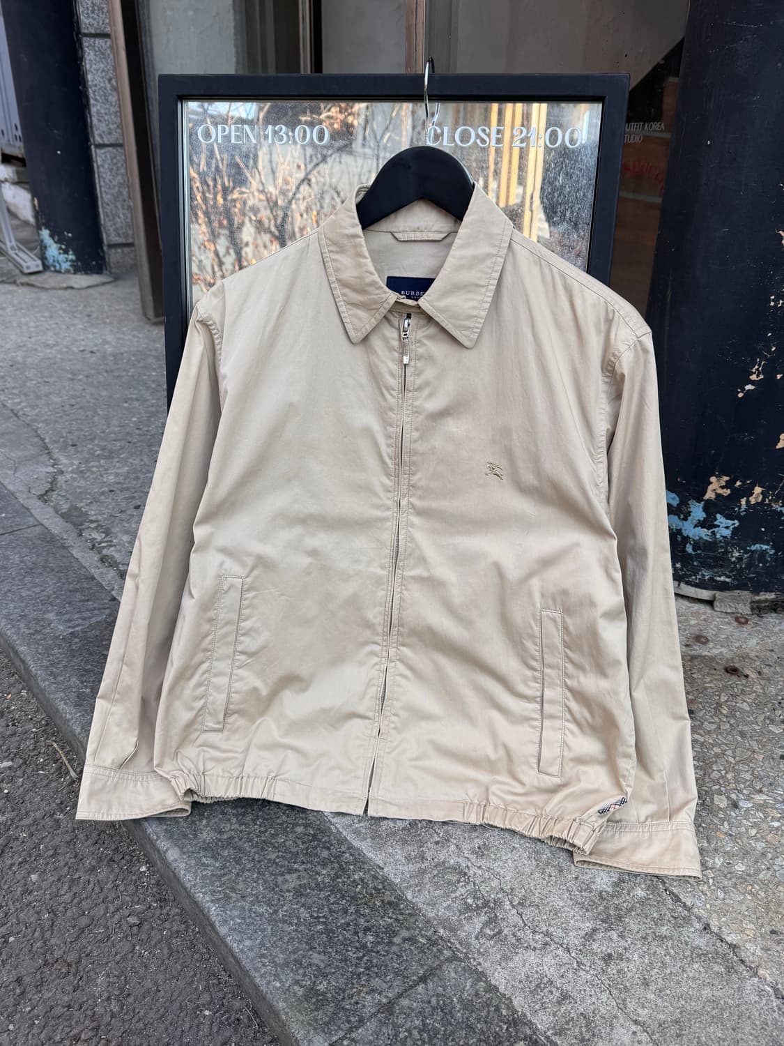 버버리 런던 아이보리 해링턴 자켓  상품이미지1