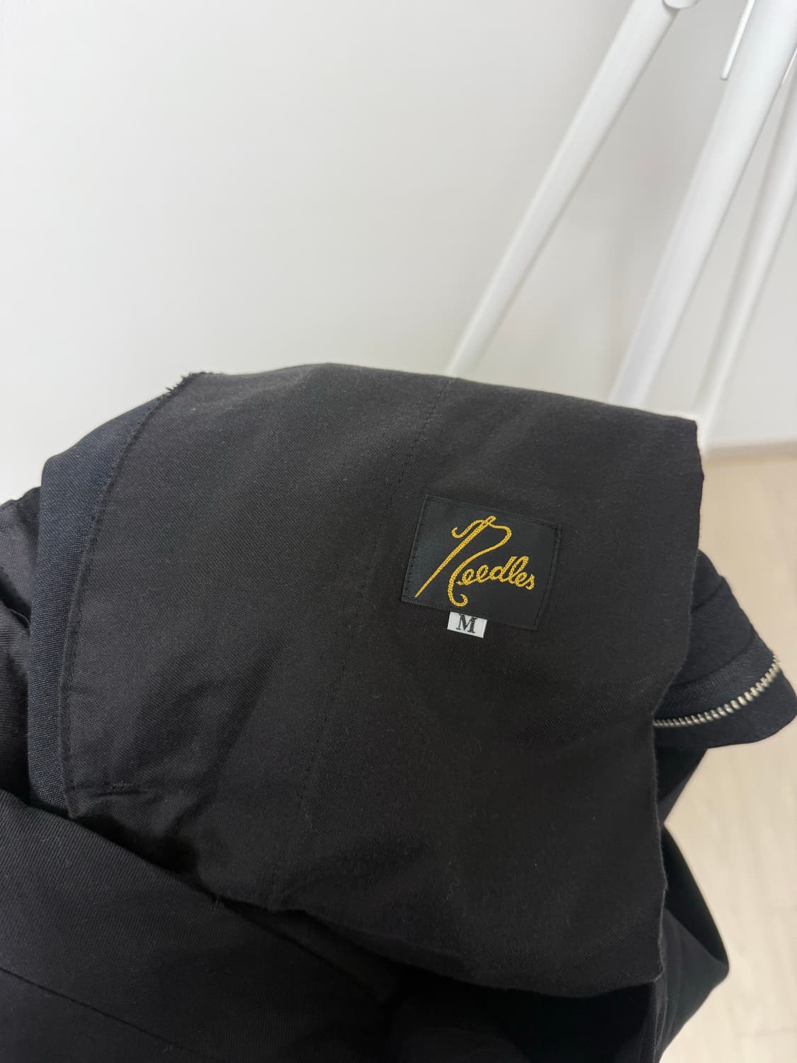 니들스 와이드 슬랙스 팬츠 블랙(m) 상품이미지4