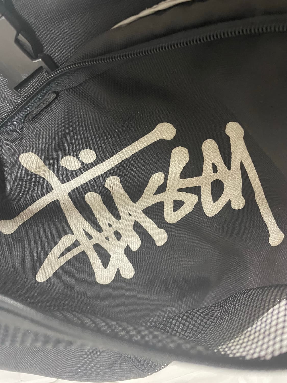 90's Stussy 스투시 빈티지 슬링백 블랙 상품이미지3