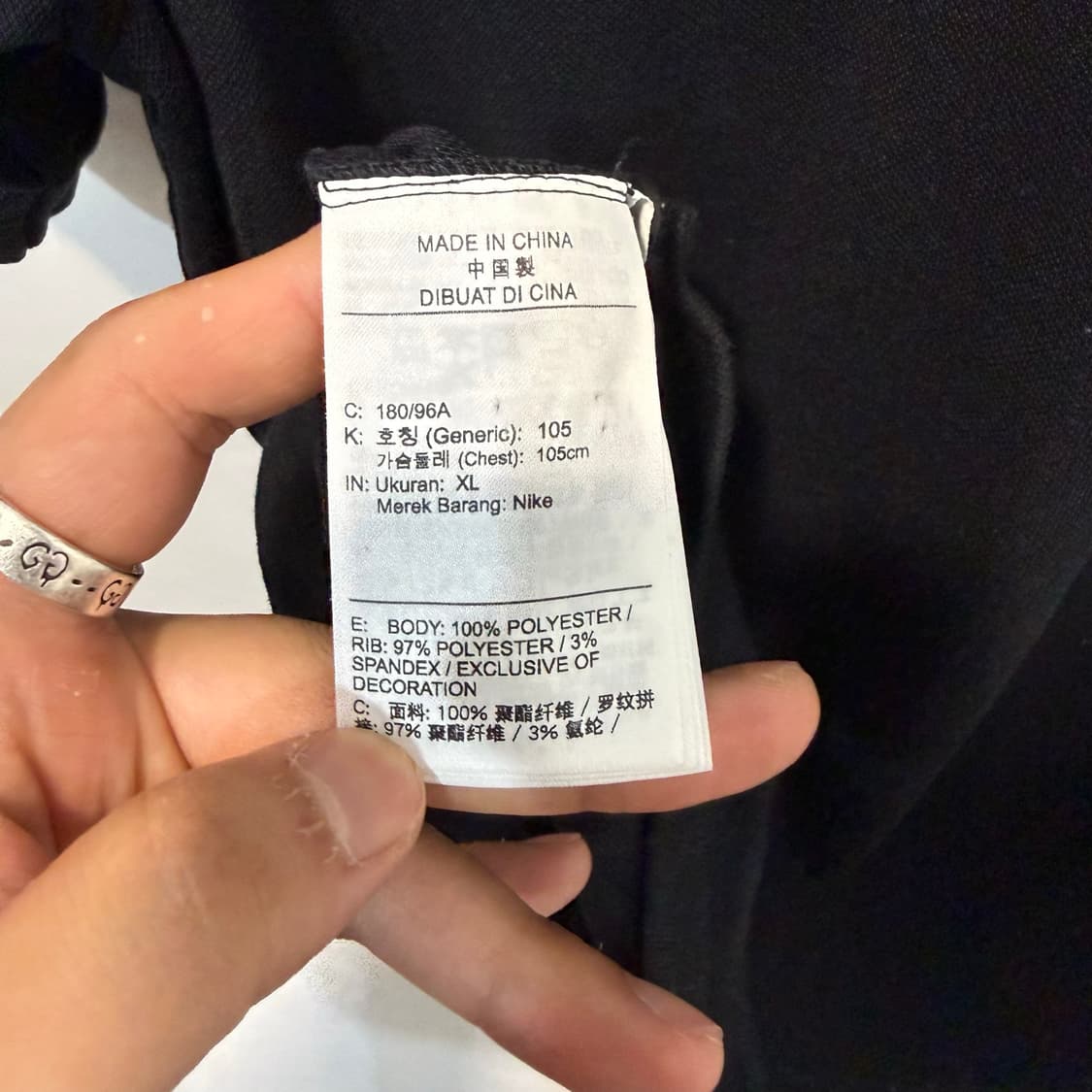 나이키 조던 골프 기능성 카라 반팔티 XL 상품이미지5