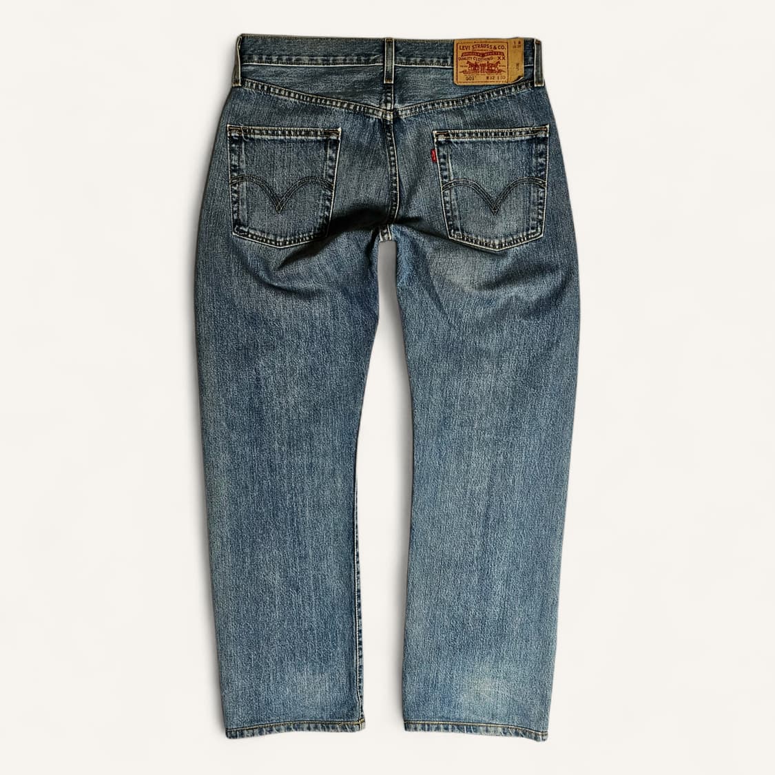 [32][리바이스]00's 501®오리지널 스트레이트 페이드 워시드 상품이미지2
