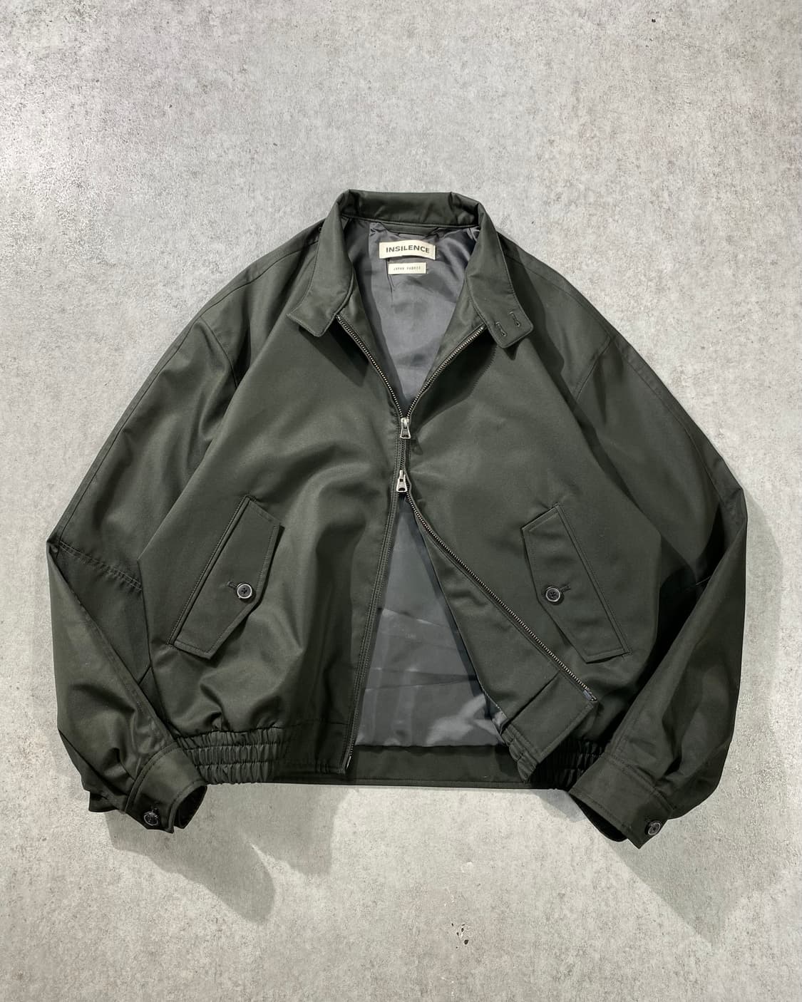[M] INSILENCE 인사일런스 재팬 패브릭 투웨이 해링턴 자켓 상품이미지2