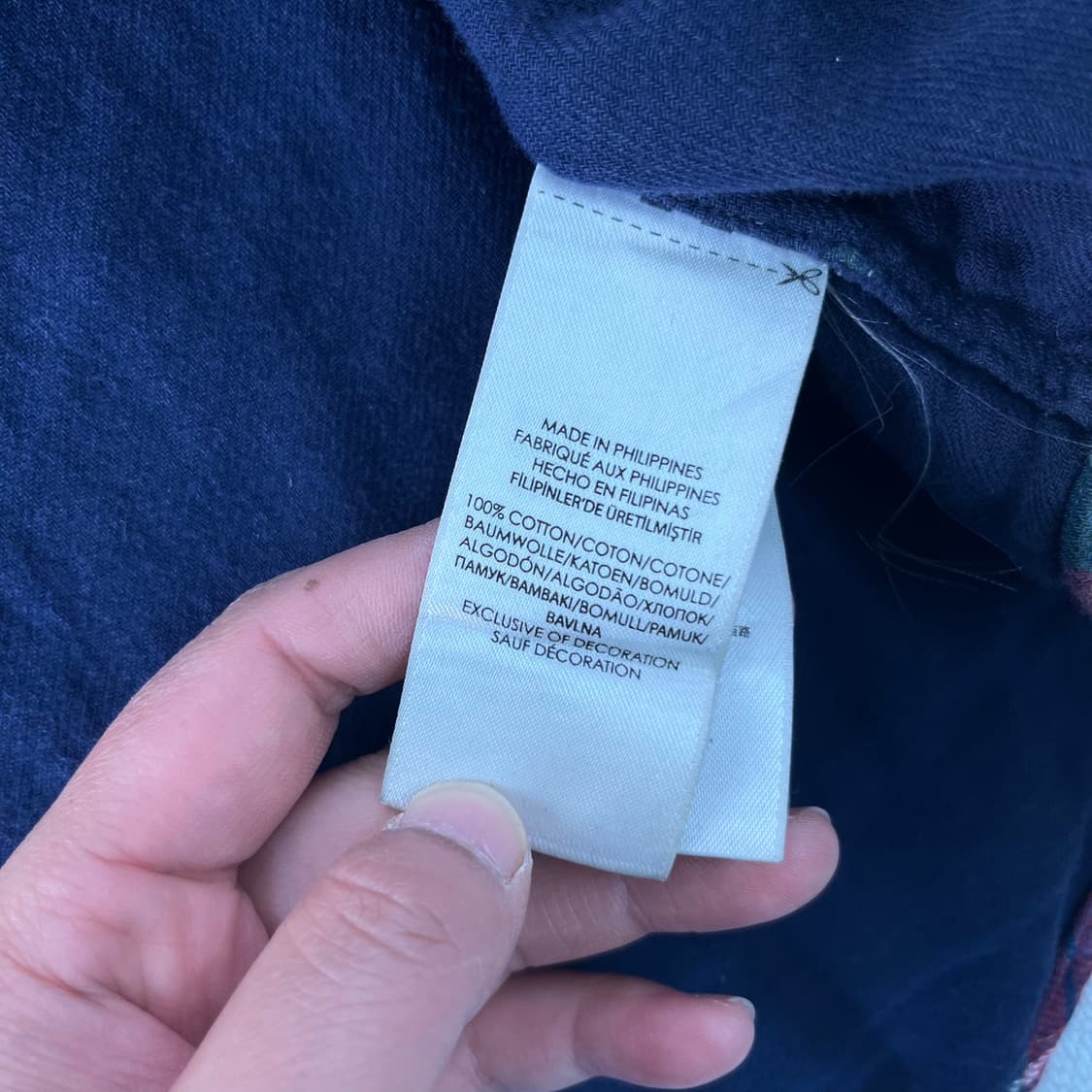 100 폴로랄프로렌 빈티지 체크 코튼 셔츠 상품이미지9