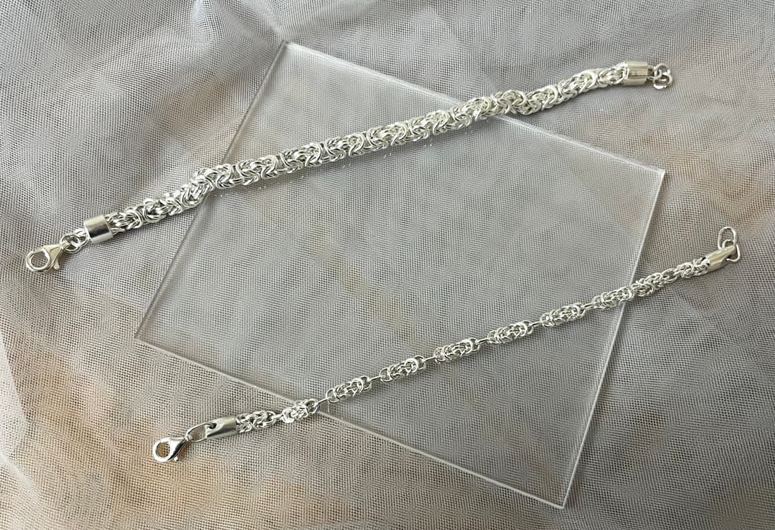 925silver 팔찌 2종 세트 상품이미지3