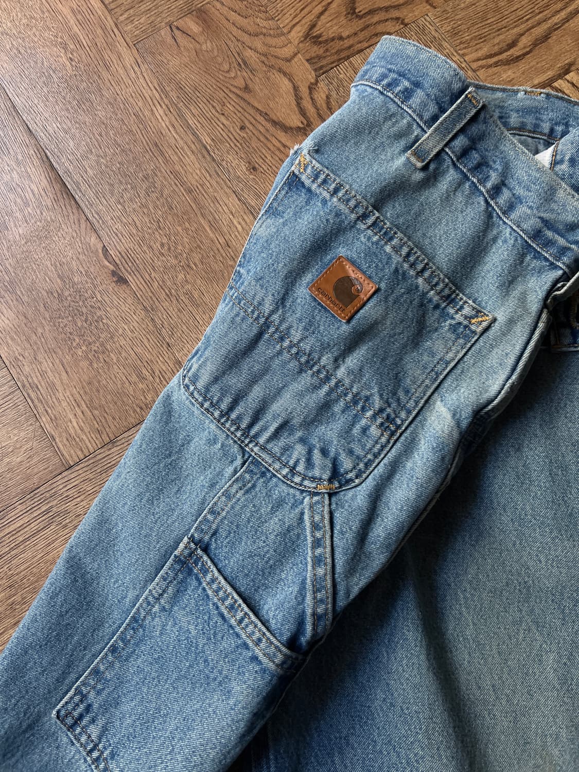 [36]칼하트 USA 덩가리핏 싱글니 카펜터 워크 데님 팬츠 상품이미지5