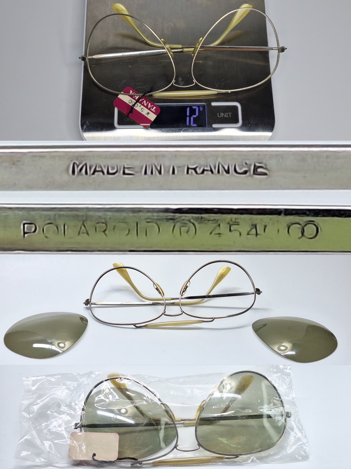 80s 프랑스제 빈티지 데드스톡/Polaroid 4540 선글라스 안경테 상품이미지7