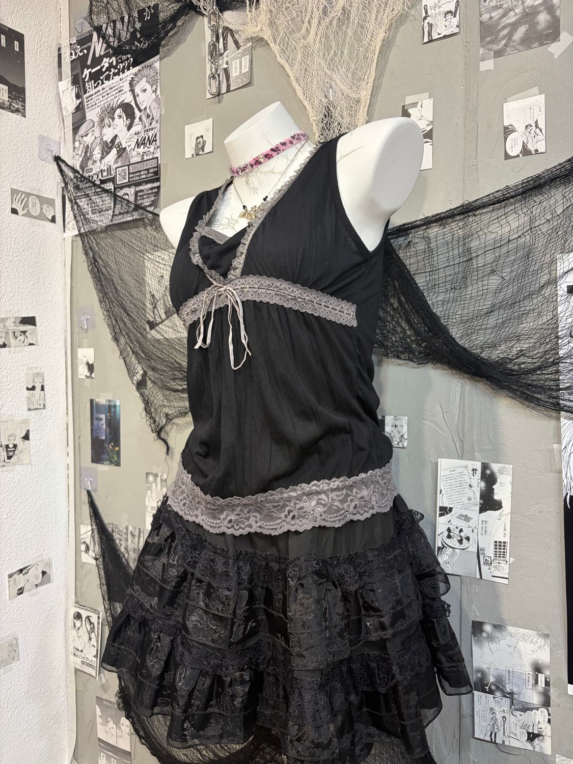 Fairy lace ribbon sleeveless 상품이미지7