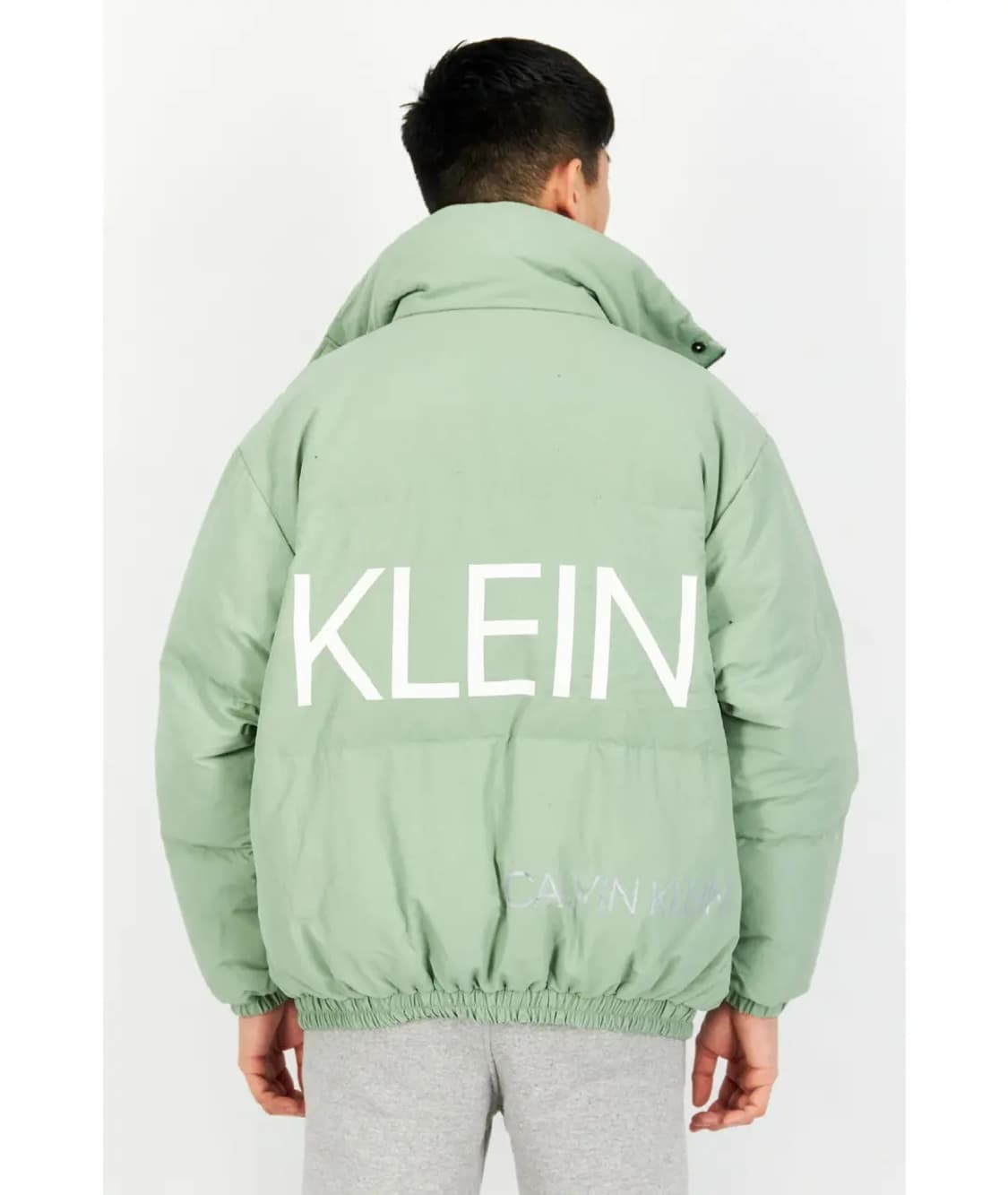 캘빈클라인 진스 빅로고  패딩 민트/세이지그린 공용 상품이미지9