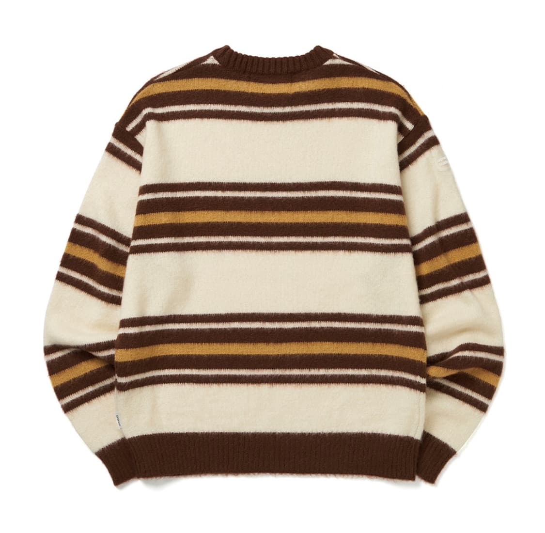 익스프레스 홀리데이 스트라이프 모헤어 니트_브라운 상품이미지2