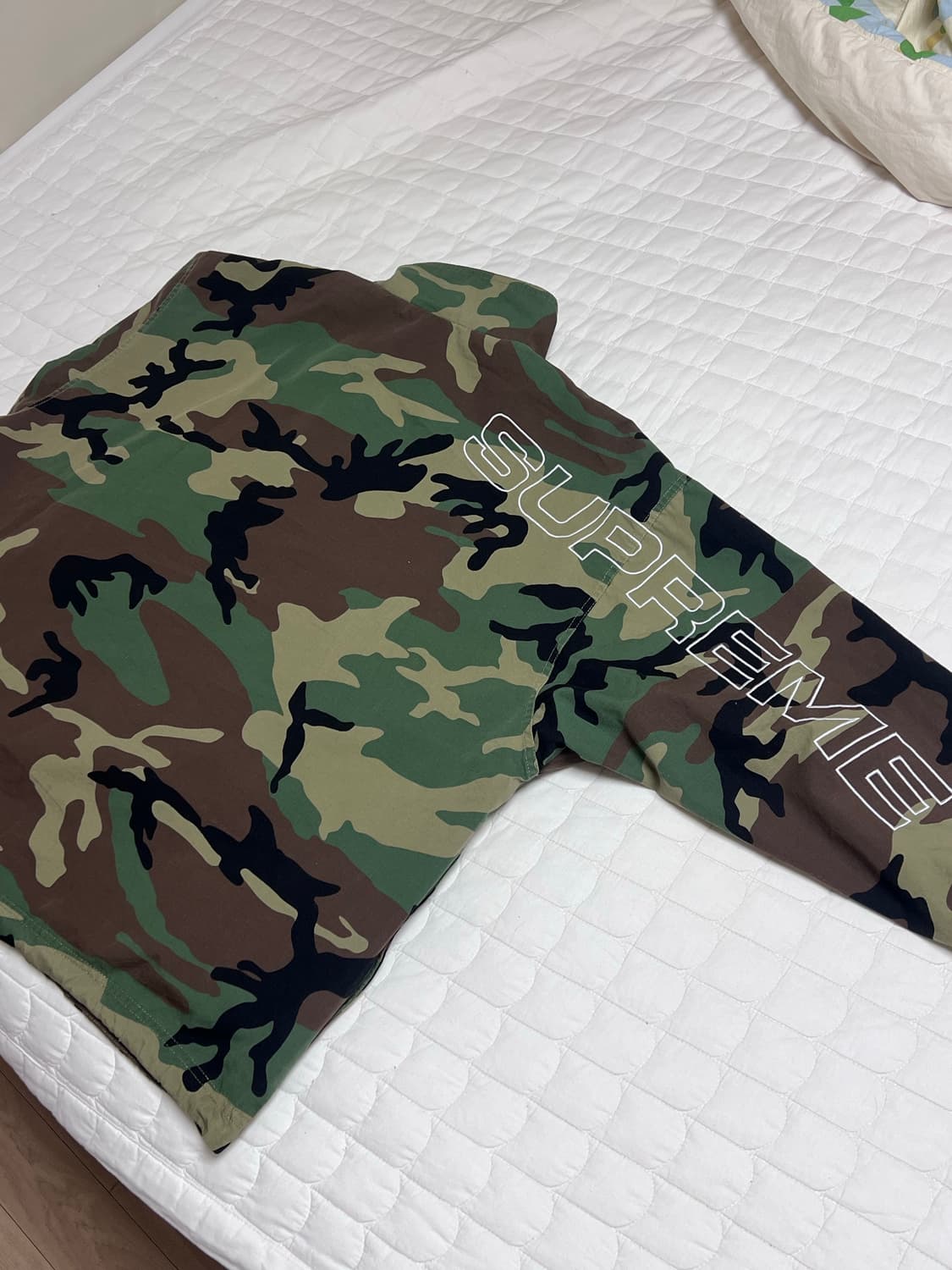 [L] 25FW 슈프림 스펠아웃 립스탑 트랙자켓 우드랜드 카모 상품이미지4