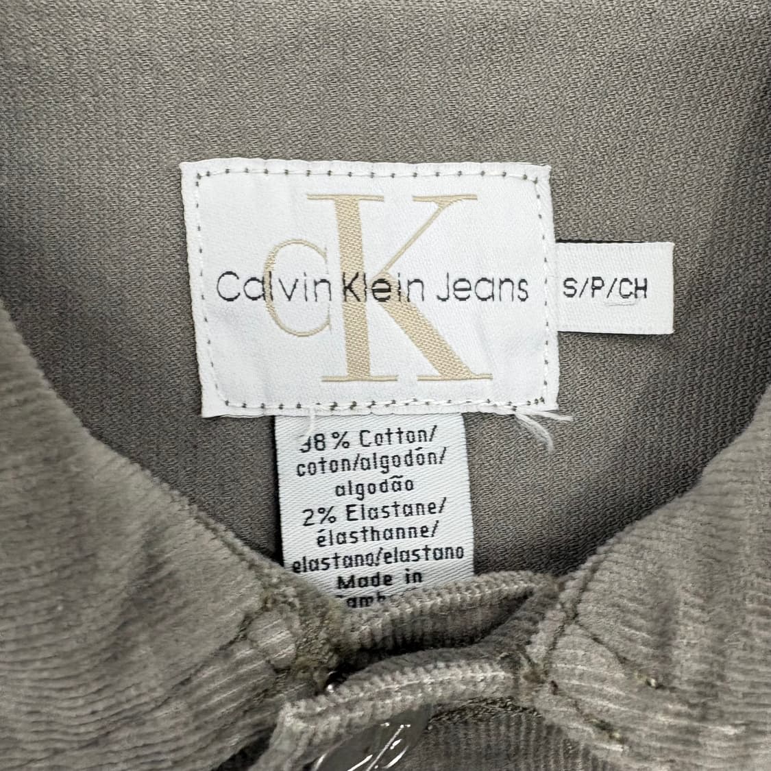 (90)켈빈클라인코듀로이트러커자켓 상품이미지4