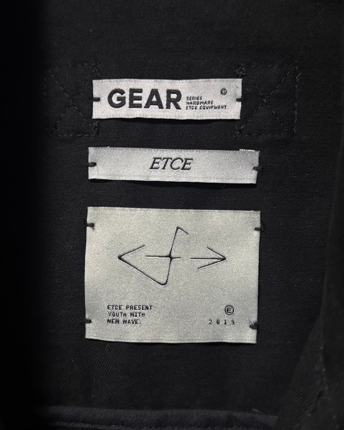 ETCE 이티씨이 기어 포켓 코튼 셔츠 자켓 빈티지 스웨이드 L 100 상품이미지7