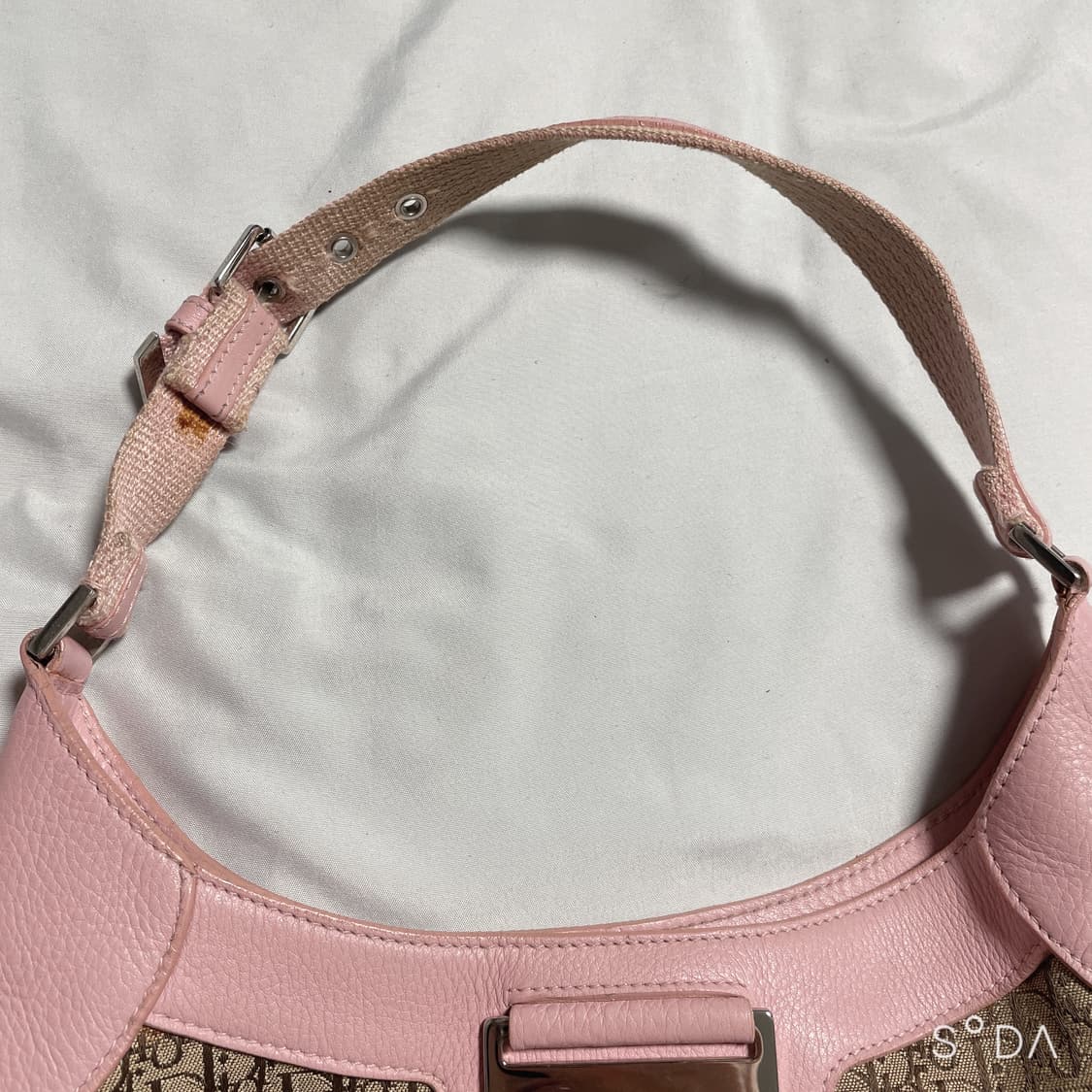 디올 오블리크 핑크 숄더백 상품이미지6