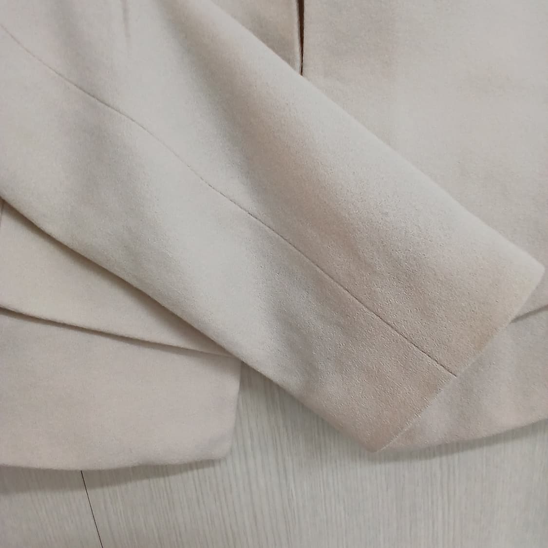 모조에스핀 아이보리 노카라 자켓 상품이미지4