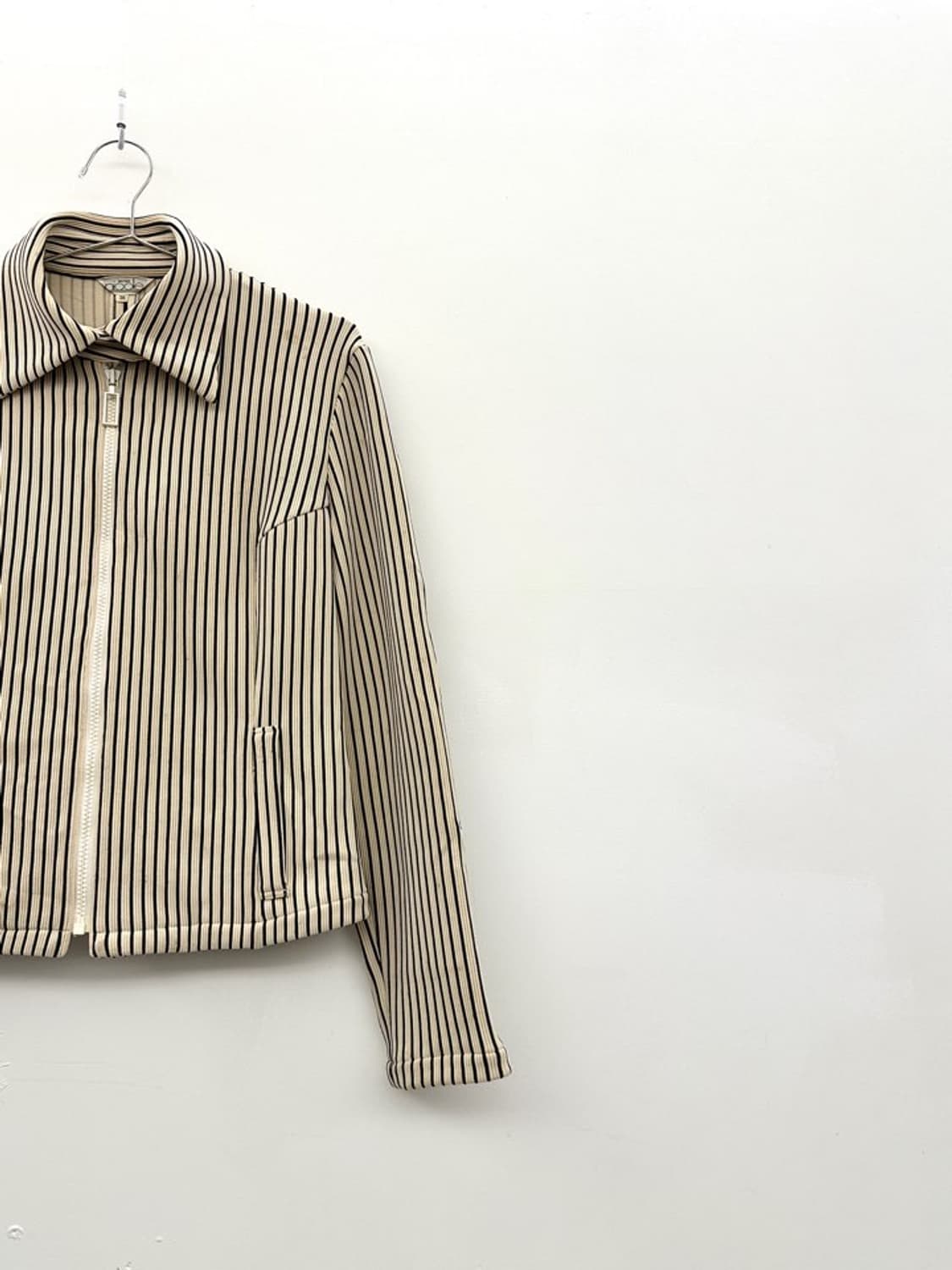 NICOLE stripe 2 buckle jacket / ivory 상품이미지2