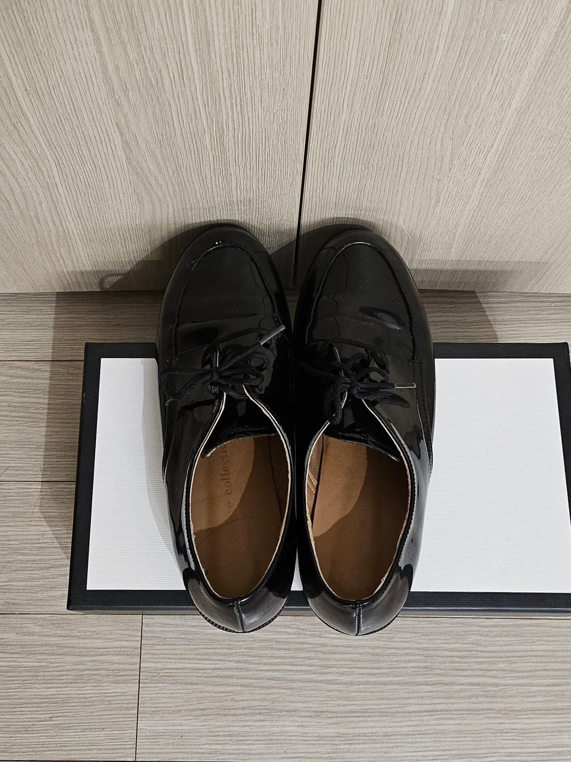 홍대 편집샵 에나멜 로퍼 240 3cm 굽 상품이미지5