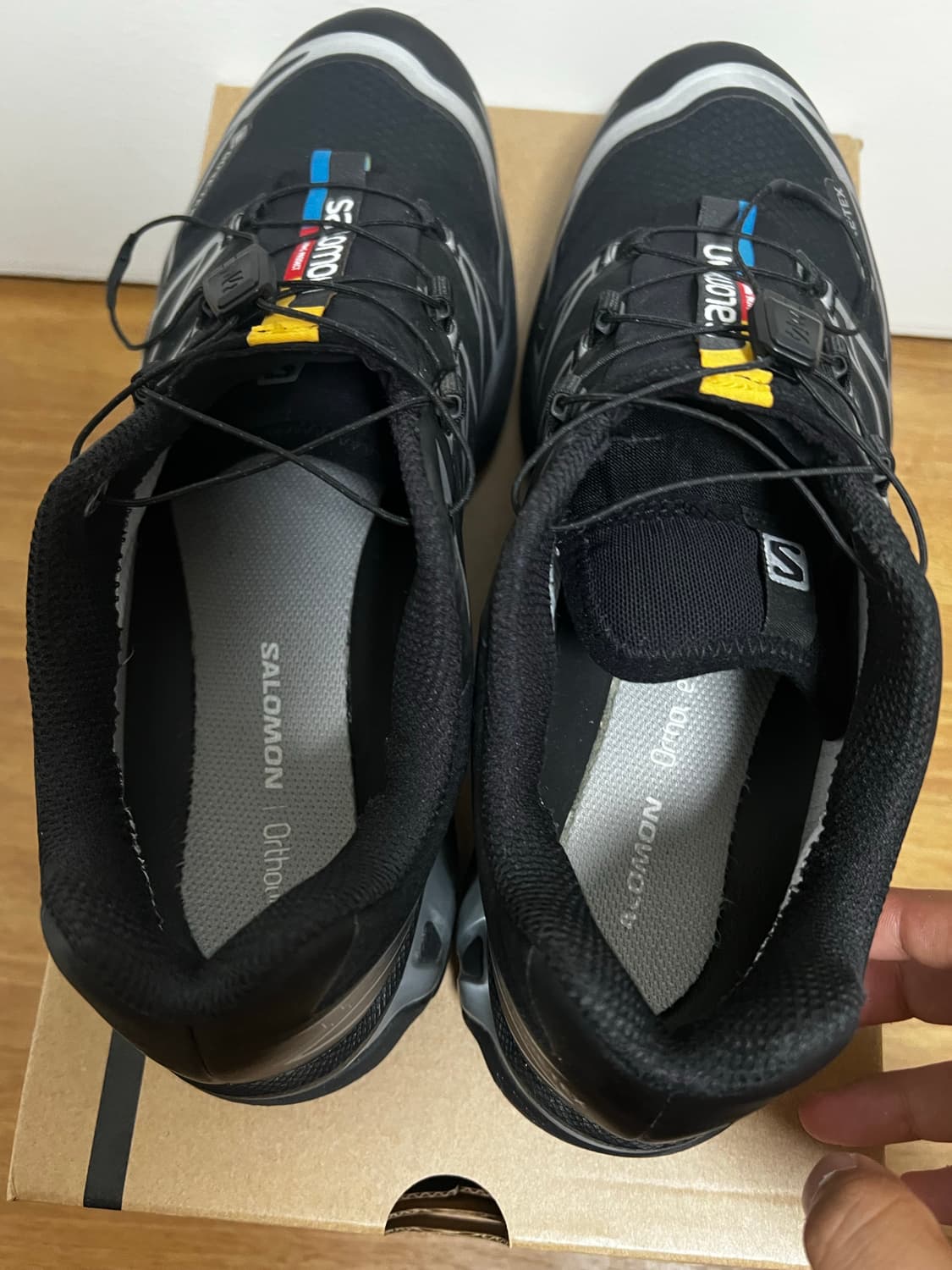살로몬 XT-6 고어텍스 블랙 실버 (280) 민트급 판매 상품이미지5