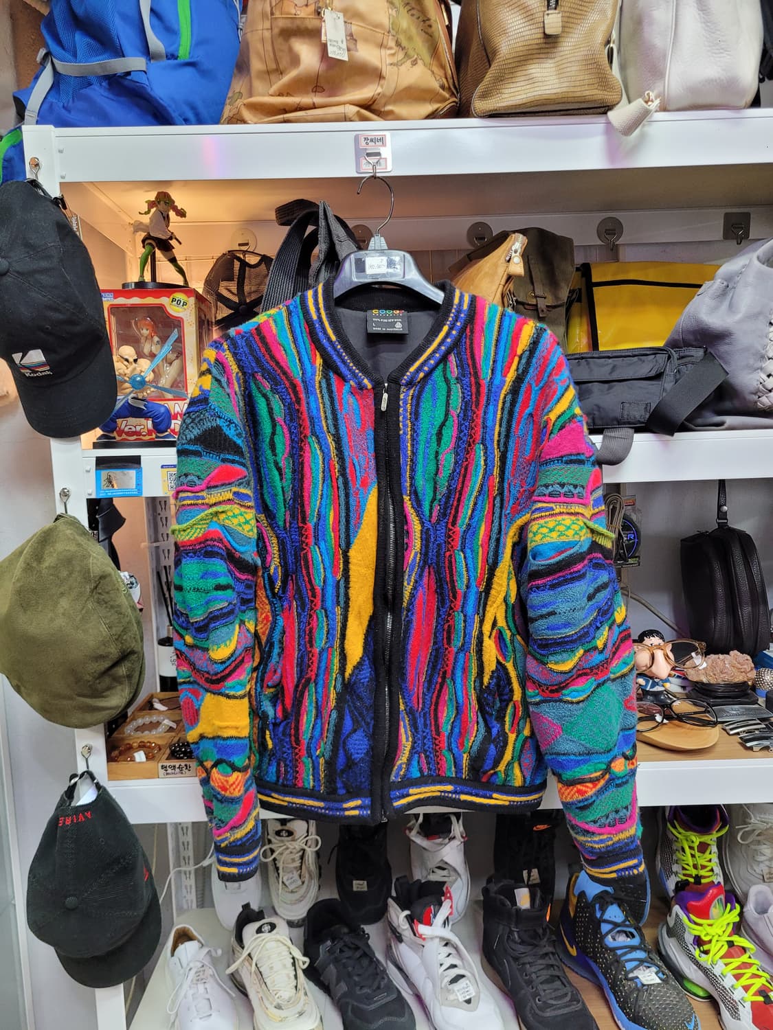 COOGI 쿠지 집업 니트 상품이미지1