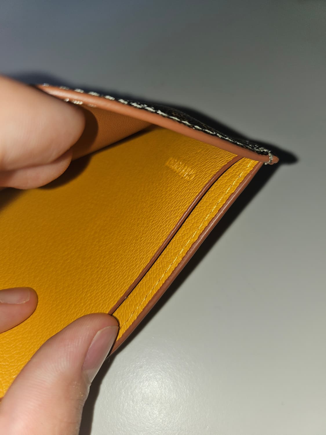 (급처) 고야드 빅투아르 지갑 블랙 탄 상품이미지10